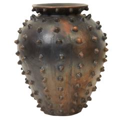 Vintage Hobnail Ceramic Vase