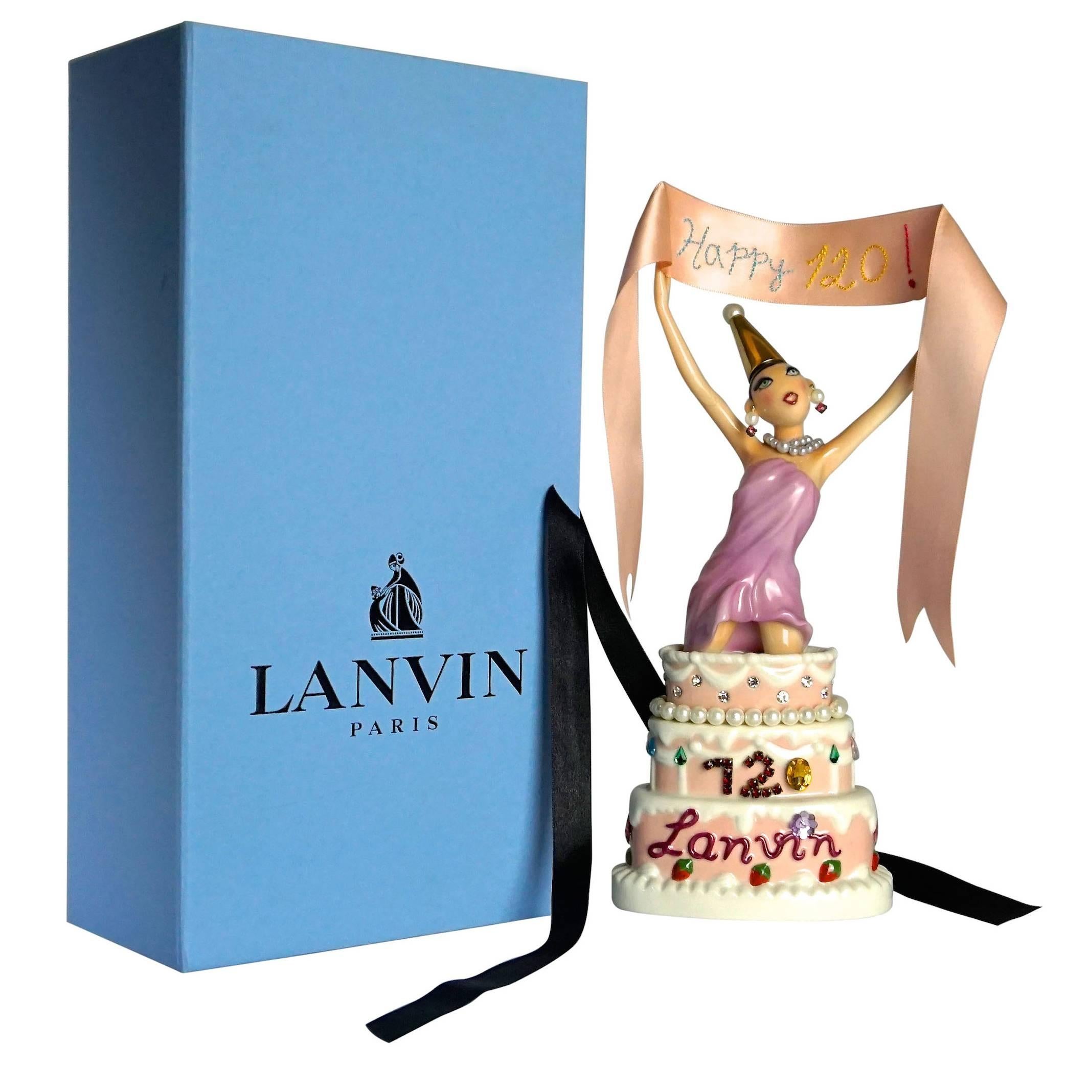 Lanvin "120th Anniversary" Porcelain Figurines For Sale