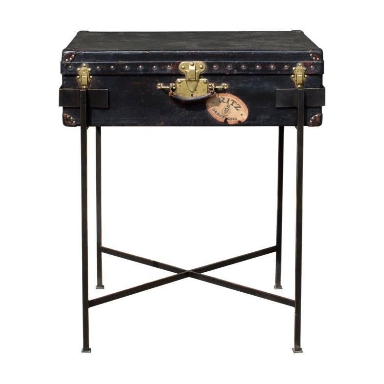Antique Louis Vuitton 1910 Luggage Bar or Side Table