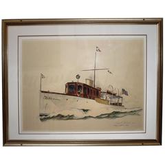 "Shift Yacht of 1929" by James A. Mitchell