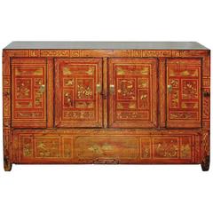Antique Dongbei Wedding Sideboard