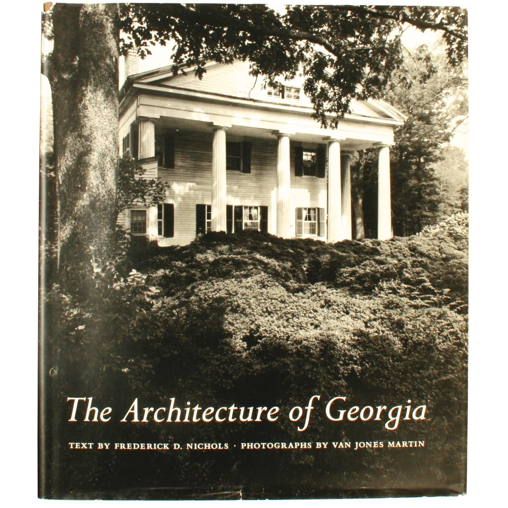 Architecture of Georgia by Frederick Nichols Signed First Edition