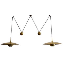 Florian Schulz Double Counter Balance Light in Messing