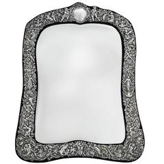 Victorian Sterling Silver Table Mirror by William Comyns, London, 1890 9