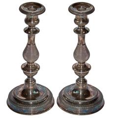 Pair of Antique French Candlesticks