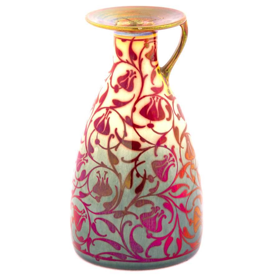 English Pilkington's Royal Lancastrian Lustreware Bottle Vase or Cruet
