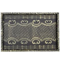 Hand-Painted Wooden Tray