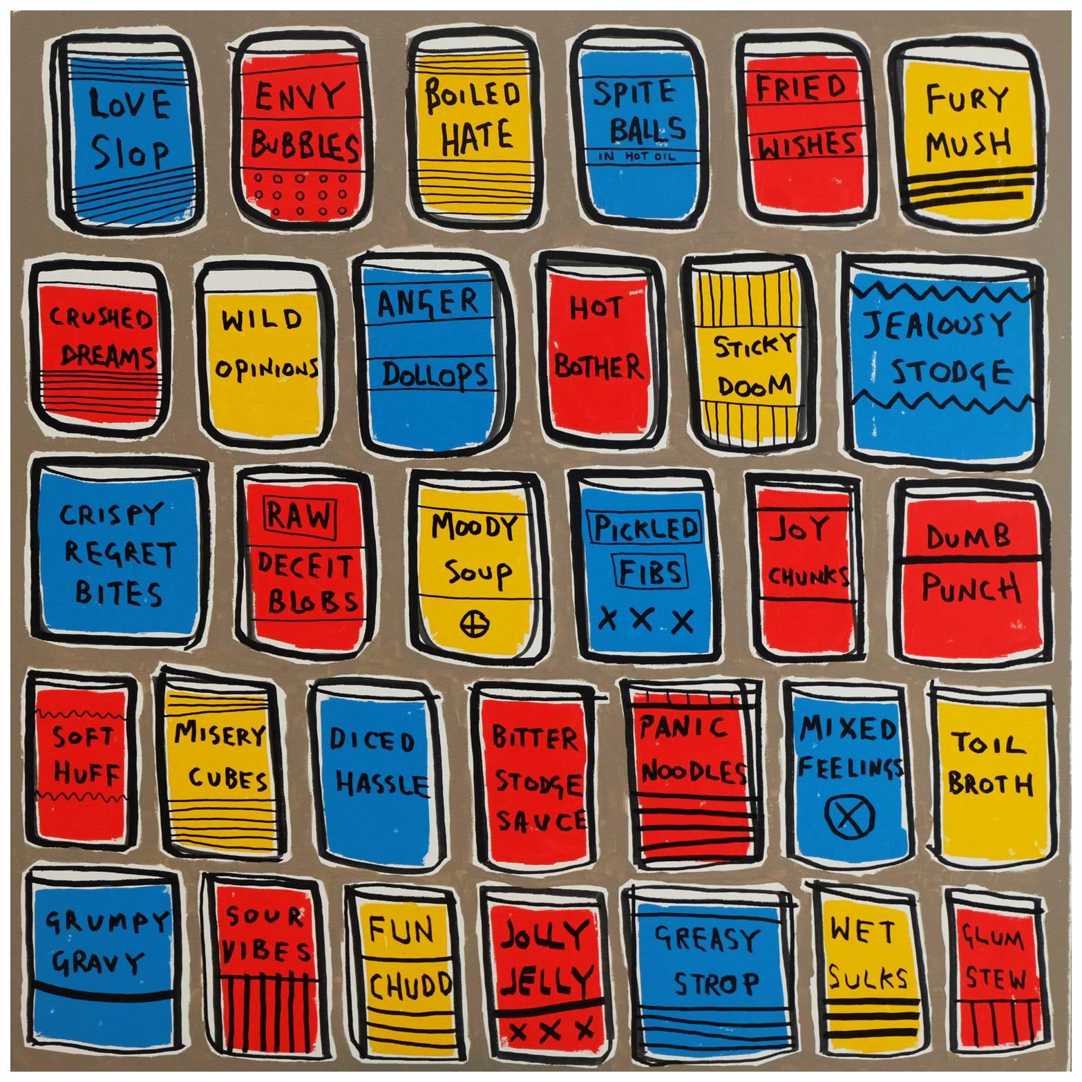 '32 Flavours' Pop Art Painting by Alan Fears