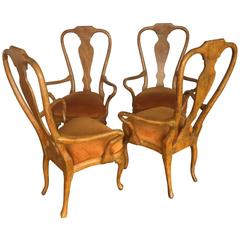 Antiques Phyllis Morris Queen Anne Armchairs 11