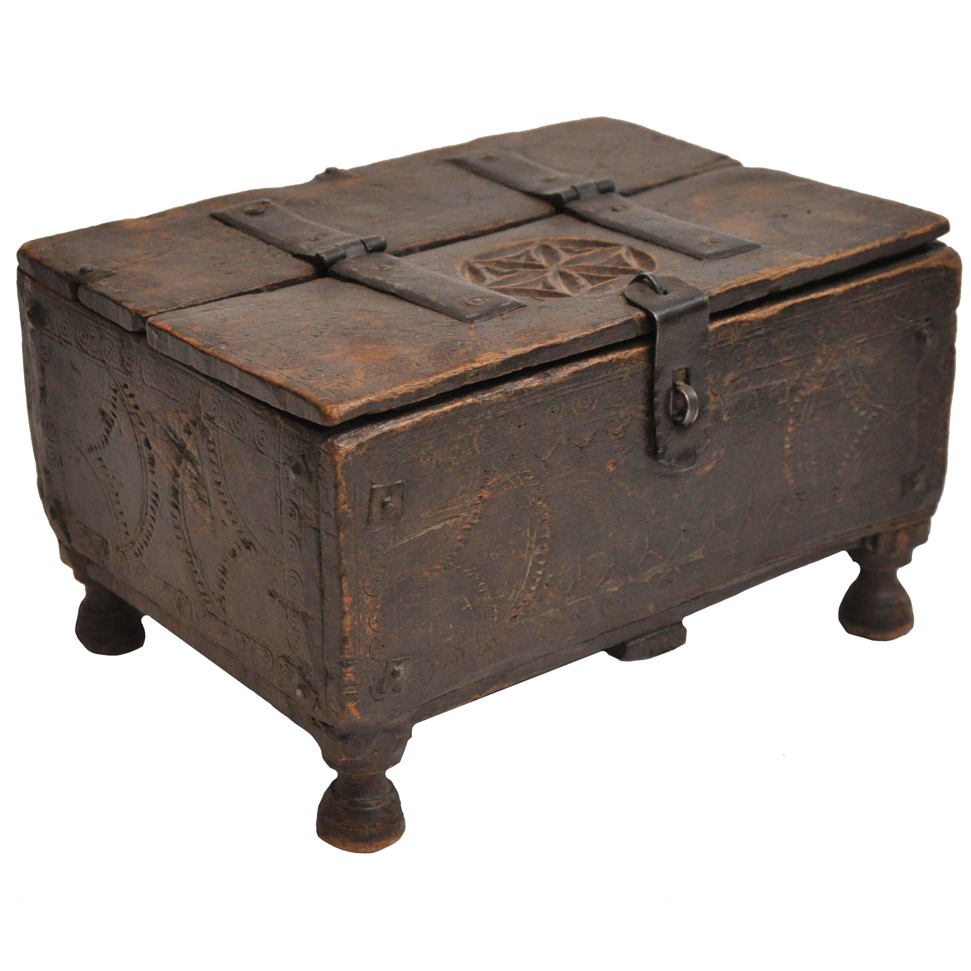 Late 19th Century Moroccan Footed Box