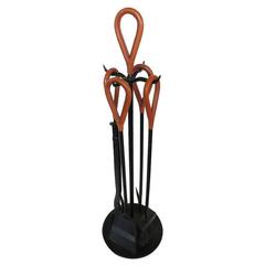 Adnet Style Fireplace Tools