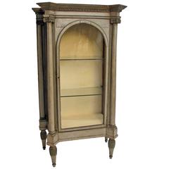 Painted Neoclassical Display Case Swedish 1