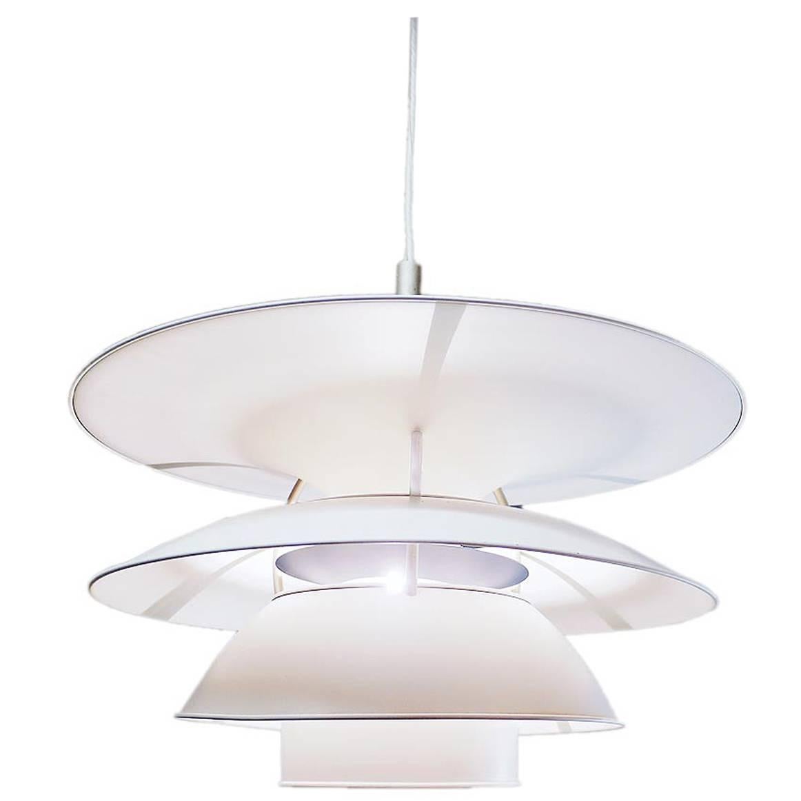 Original Henningsen PH 6½-6 Charlottenborg Lamp by Louis Poulsen 1960s d25.5"