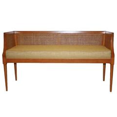 Viktor Caned Maple Bench