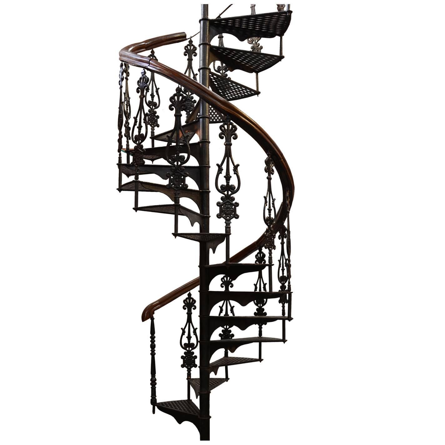Antique Victorian Spiral Staircase