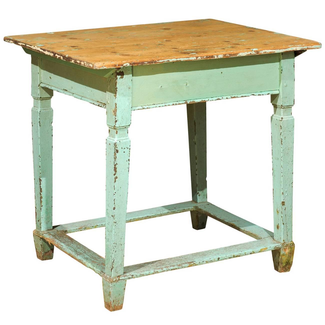 Painted Pine Table For Sale