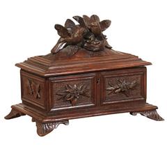 Black Forrest Box with Two Birds on the Lid