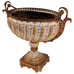 19th Century French Ormolu Sevres Porcelain