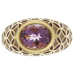 One of a Kind Amethyst Ring by Percossi Papi