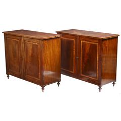 Pair of Georgian Mahogany Cabinets by Gillows