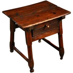 Spanish 18th Century Small Side Table or Stool