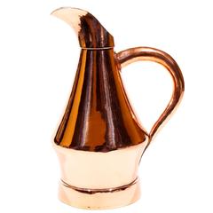 Antique French Copper Kitchen Cider Jug, 19th Century