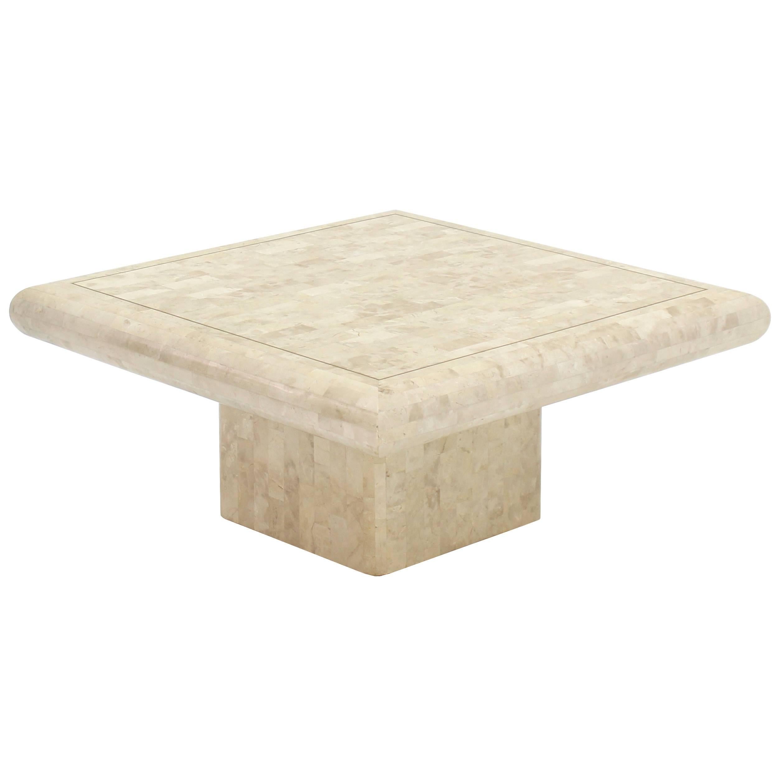 Tessellated Stone Tile Coffee Table For Sale