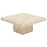 Table basse en carreaux de pierre tessellées
