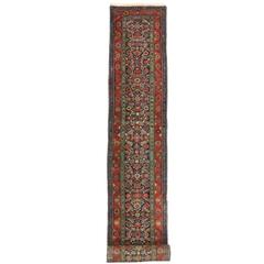 Antique Persian Bibikabad Carpet Runner, Extra Long Persian Runner