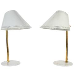 1950s Paavo Tynell 9227 Table Lamps for Idman