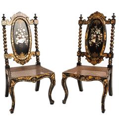 Papier Mâché Side Chairs 8