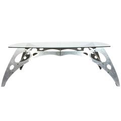 Jonathan Singleton Aluminium Dining Table