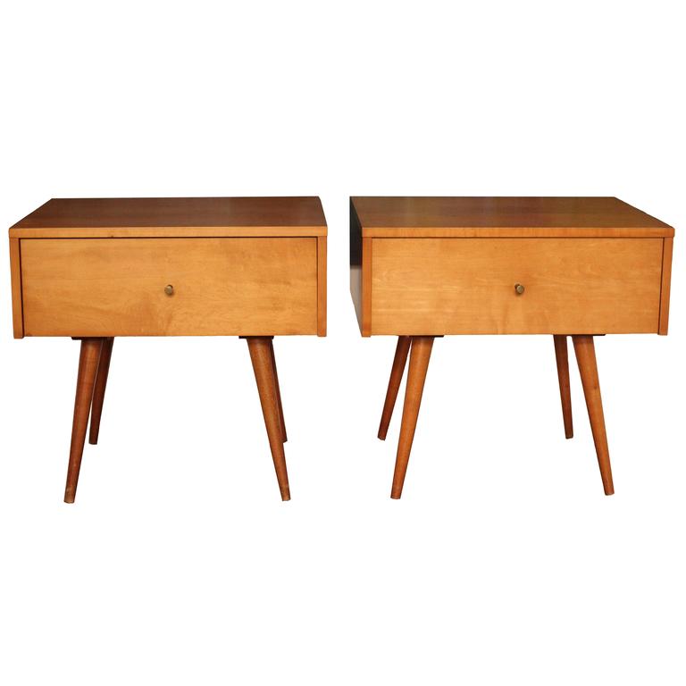 MidCentury Modern Paul McCobb Planner Group Nightstands at 1stDibs