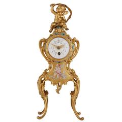 Ormolu and Cloisonné Enamel Table Clock 11