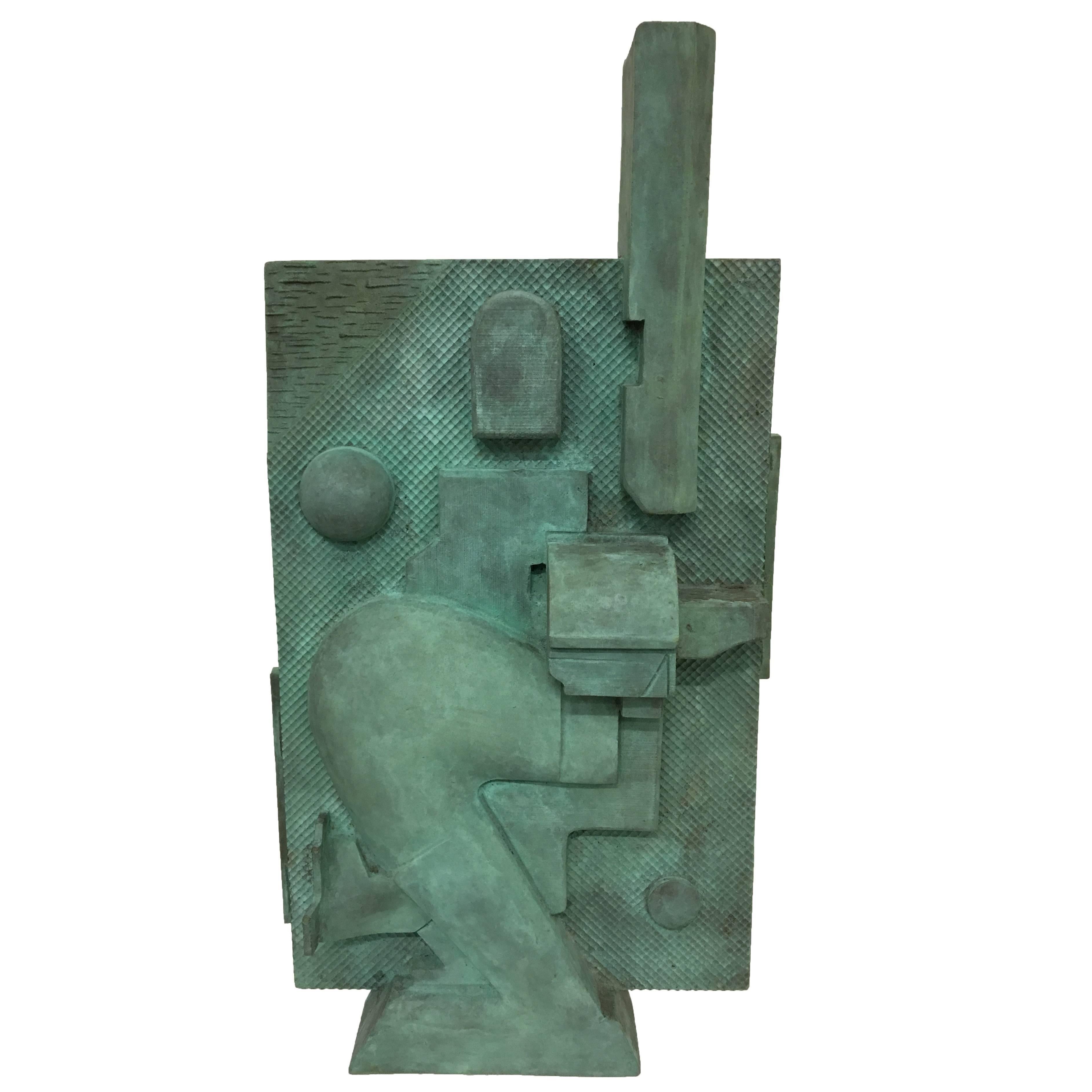 Bronze Cast Wall Sculpture by Artist Michael Walsh For Sale at 1stDibs