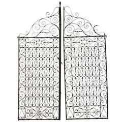 Antique Iron Garden Gate