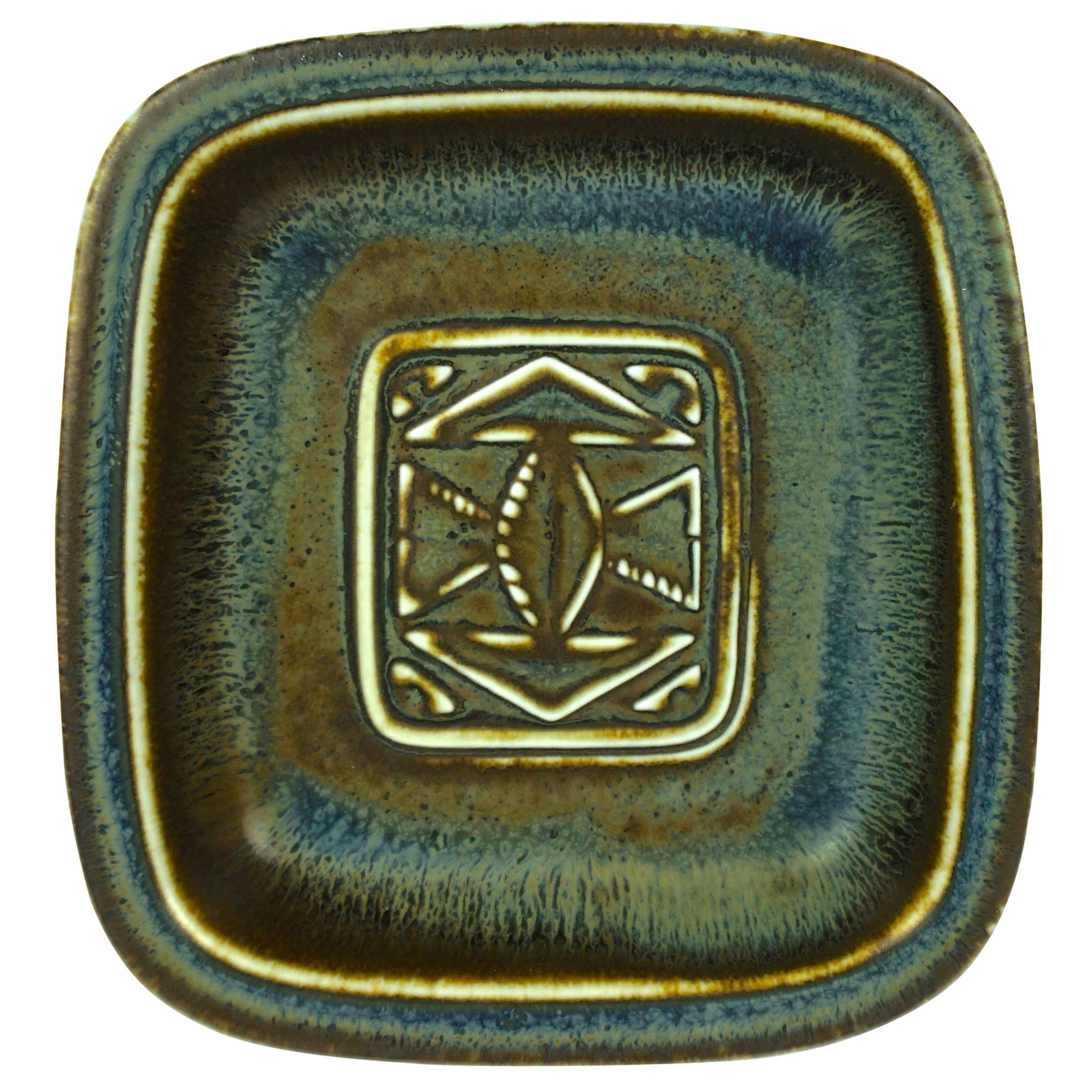 Gunnar Nylund Ceramic Tray by Rörstrand in Sweden For Sale