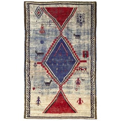 Antique Persian Gabbeh Rug