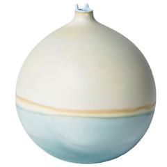 Unique Handmade 21st Century Sand and Ocean Dip-Dyed Bud Vase 3