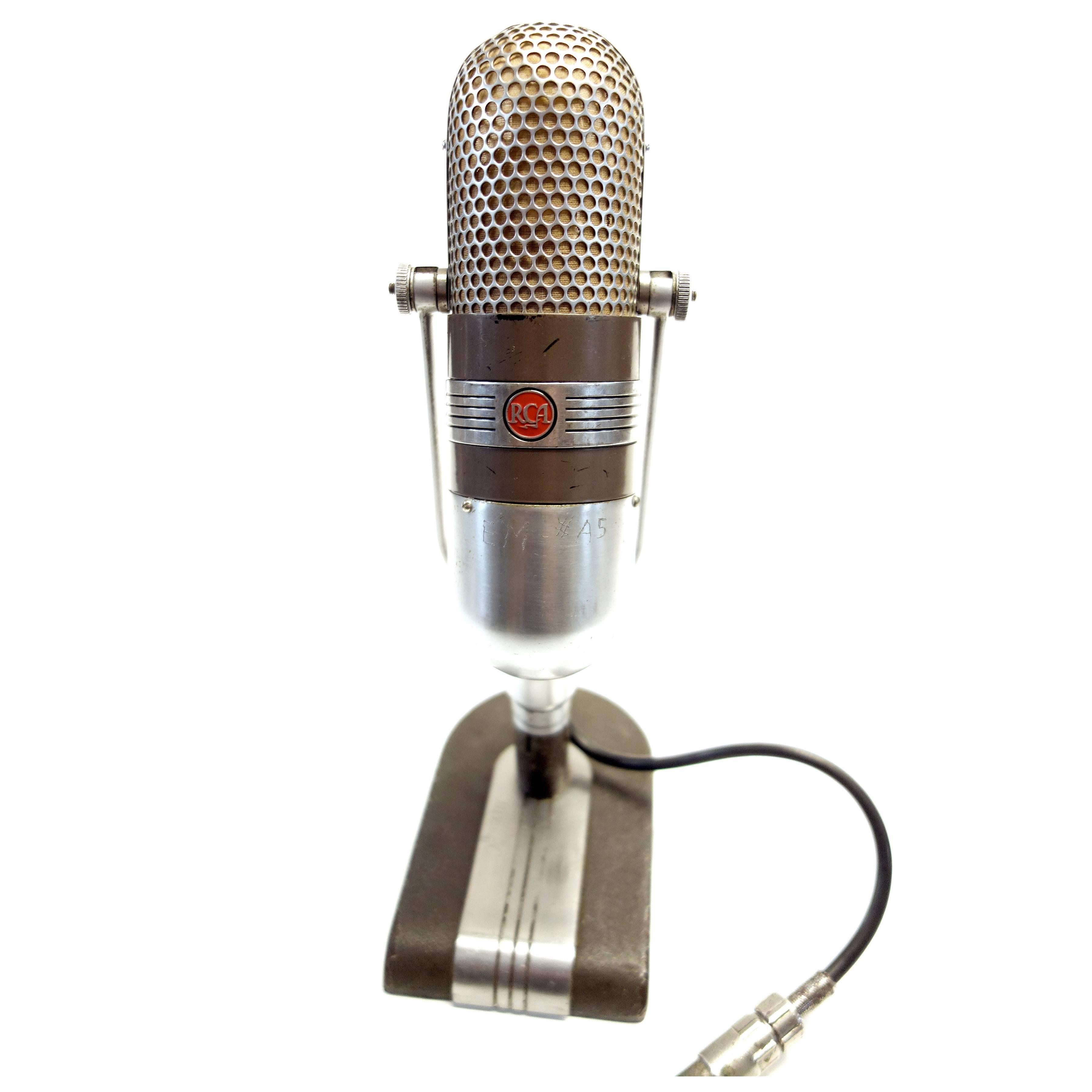 Coach Bear Bryant Use History Iconic 1950s RCA Studio Mic As Sculpture ON SALE For Sale