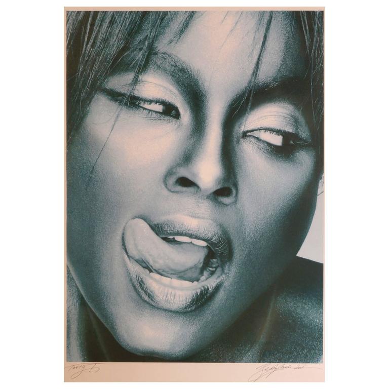 Bob Carlos Clarke, ''Tasty T'', 1989 Giclée Print, Signed For Sale