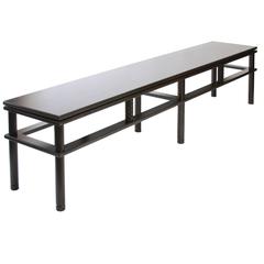 Olneyville Table or Sofa in Ebonized Maple