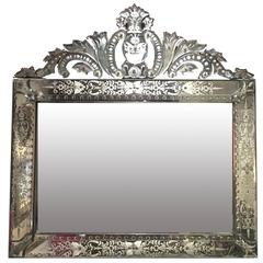 Rectangular Italian Venetian Mirror 12