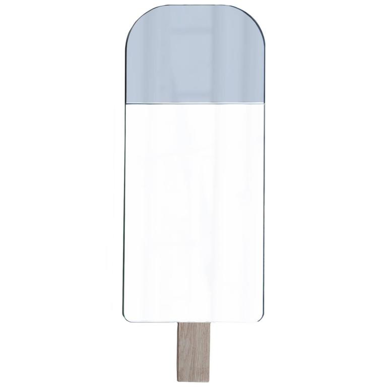Ice Cream Mirror in Smoked Grey by Tor and Nicole Vitner Servé For Sale ...
