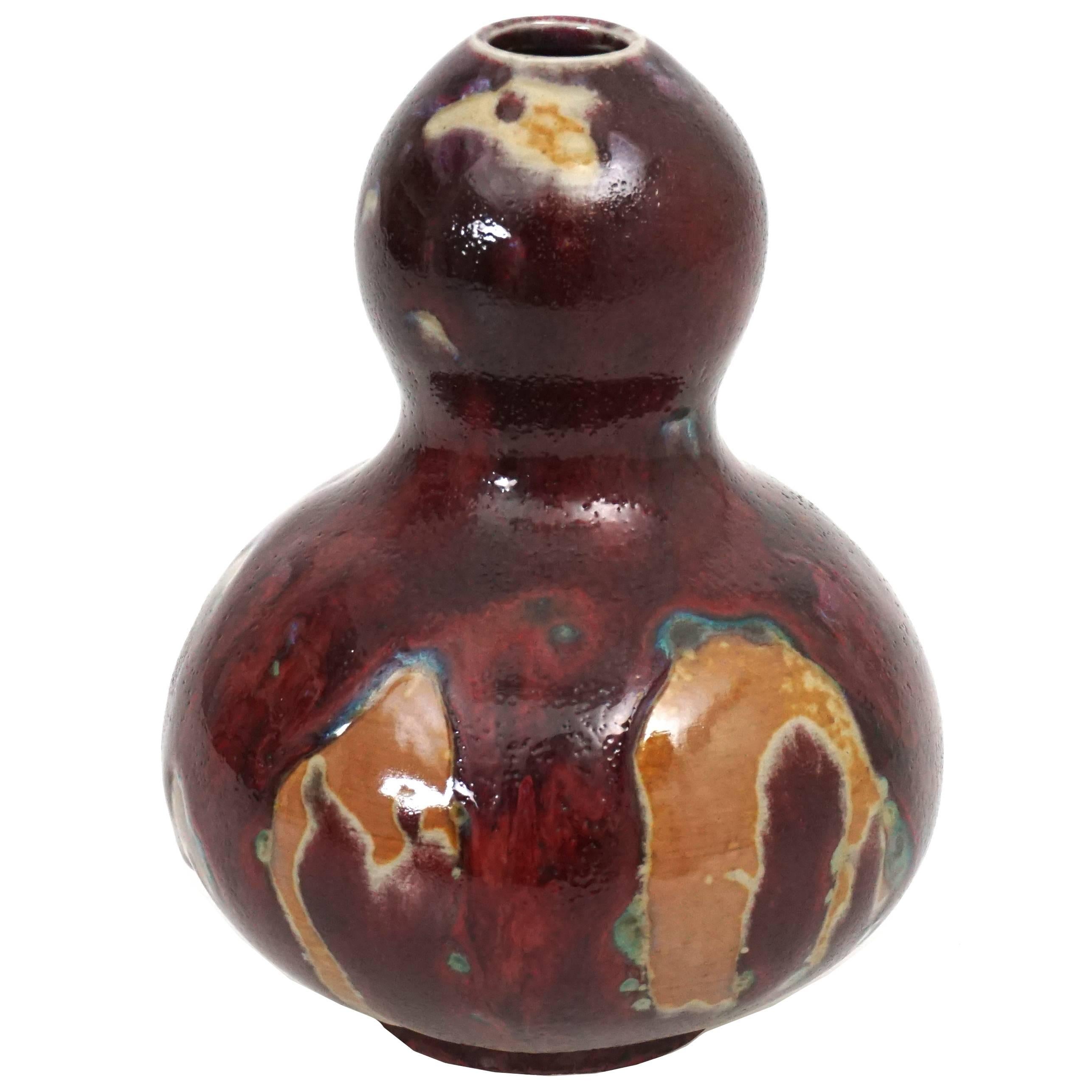 Axel Salto, A Calabash-Shaped Stoneware Vase, Royal Copenhagen For Sale