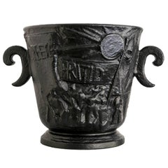 Scandinavian Modern  Näfveqvarns Bruk Cast Iron Leisure Urn