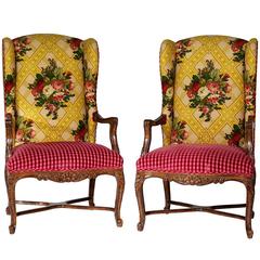 Custom Designer Armchairs with Pierre Frey Fabric
