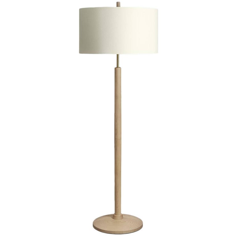 Natural Maple Floor Lamp, Altmar II For Sale