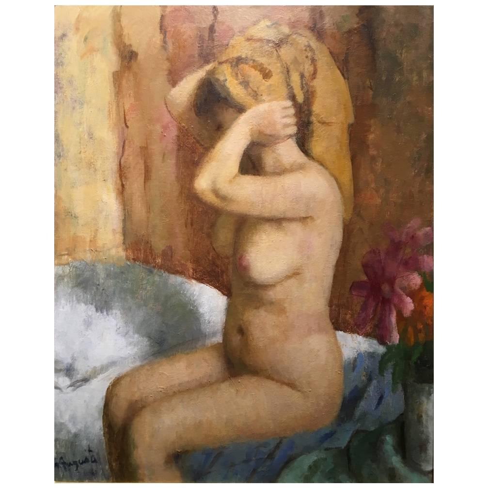 George Augusta, "Bathing Nude" For Sale