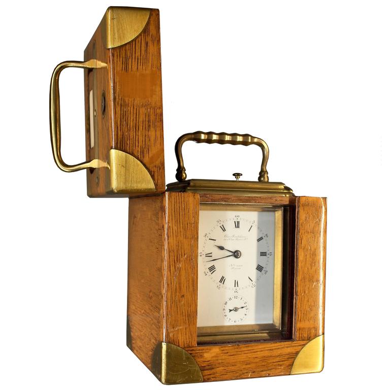 BrassCased Carriage Clock by Charles Frodsham and Co Ltd, Late 19th
